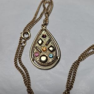 Vintage Sara Cov Necklace Pendant